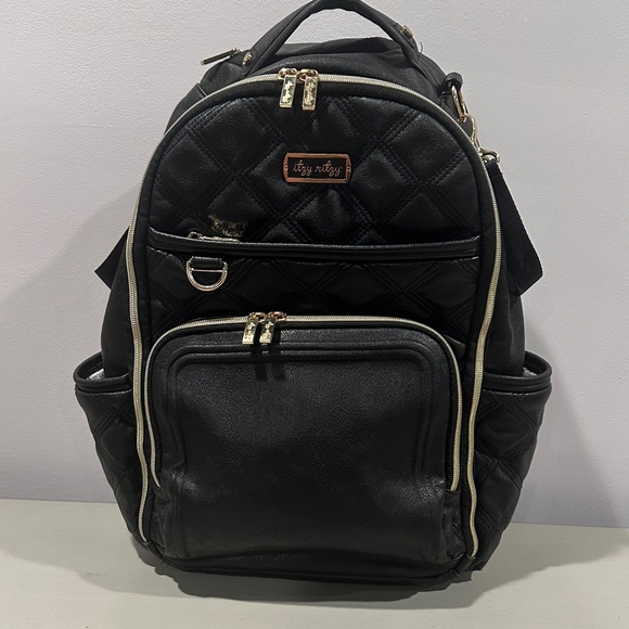 Itzy Ritzy Handbags - Itzy Ritzy Baby Boss Plus, Mystic Black, Large